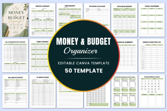 Download Money &amp; Budget Organizer KDP Interiors - Budget organizer Collection