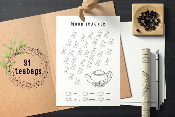 Download Monthly Mood Tracker Planner Printables - Planner printables Collection