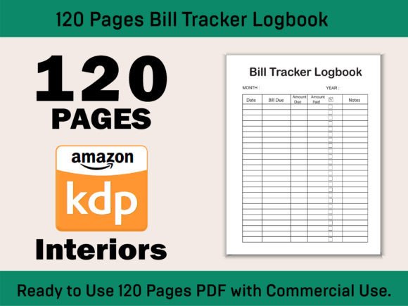 Download Bill Tracker Logbook Kdp Interior-11 - Premium Resources