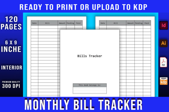 Download Monthly Bill Tracker and Organizer - Bill tracker Collection
